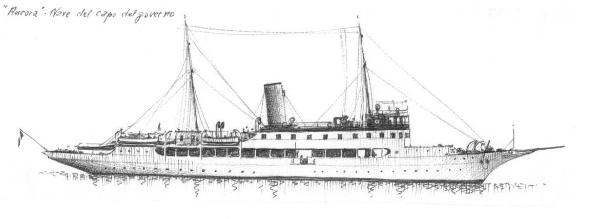 1928 - Panfilo del capo del governo 'Aurora' - ex 'Taurus'